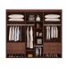 [OUTLET] Guarda-Roupa Casal Lucca Premium 6 PT Imbuia