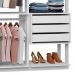 [OUTLET] Guarda-Roupa Casal Modulado Clothes 2 PT 3 GV Branco