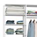 [OUTLET] Guarda-Roupa Casal Modulado Clothes 2 PT 3 GV Branco