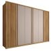 [OUTLET] Guarda-Roupa Casal Sevilha 6 Portas 6 Gavetas Buriti e Fendi