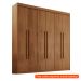[OUTLET] Guarda-Roupa Casal Xangai 6 PT 2 GV Imbuia