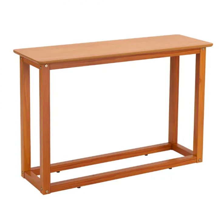 [OUTLET] Mesa Lateral Retangular Supreme Amêndoa