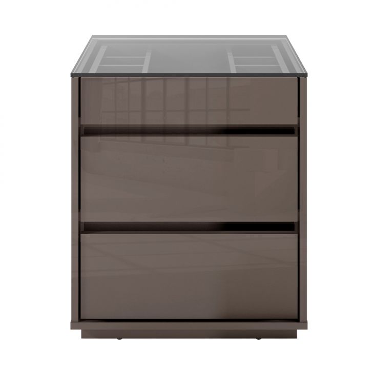 [OUTLET] Mesa de Cabeceira Belize 3 GV Cinza
