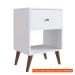[OUTLET] Mesa de Cabeceira Romena 1 Gaveta Branca