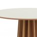 [OUTLET] Mesa de Jantar Redonda Brianna Freijó e Off White