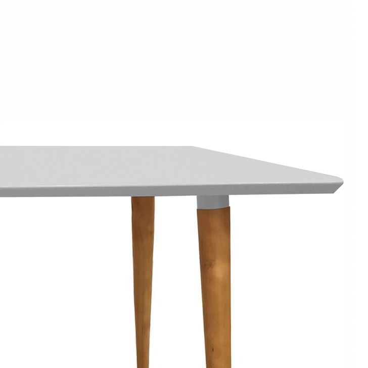 [OUTLET] Mesa de Jantar Retangular Veneza Branca 160 cm