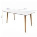 [OUTLET] Mesa de Jantar Retangular Veneza Branca 160 cm