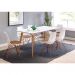 [OUTLET] Mesa de Jantar Retangular Veneza Branca 160 cm
