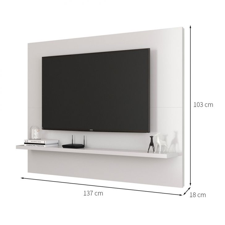 [OUTLET] Painel para TV até 55 Polegadas Topazio Branco