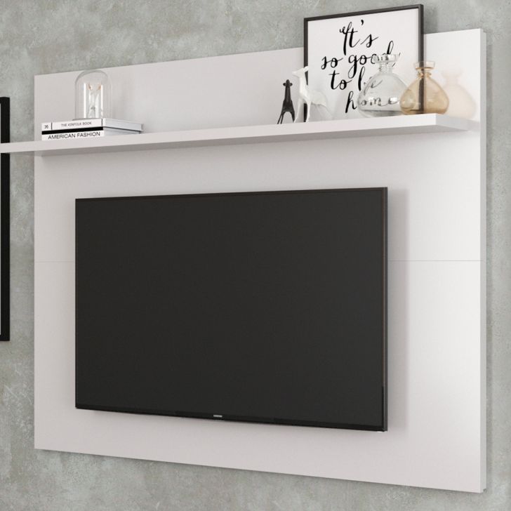 [OUTLET] Painel para TV até 55 Polegadas Topazio Branco
