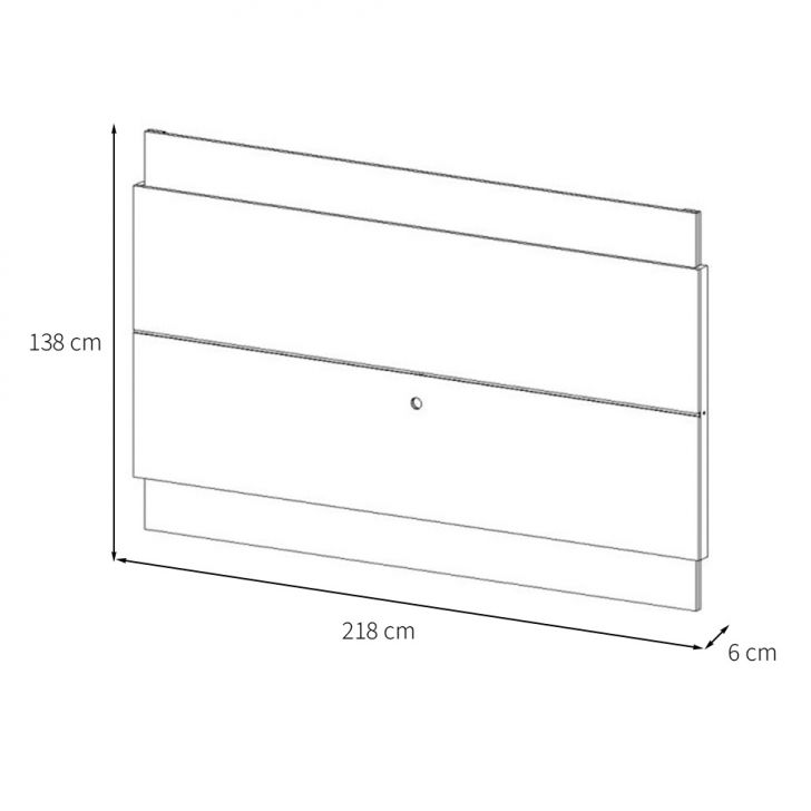 [OUTLET] Painel para TV até 60 Polegadas Classic Nature e Off White
