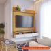 [OUTLET] Painel para TV até 60 Polegadas Studio 3 Gavetas Nature e Off White