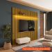 [OUTLET] Painel para TV até 70 polegadas Alanis com LED Cedro