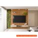 [OUTLET] Painel para TV até 75 Polegadas Anne 2 PT Nature e Off White 220 cm