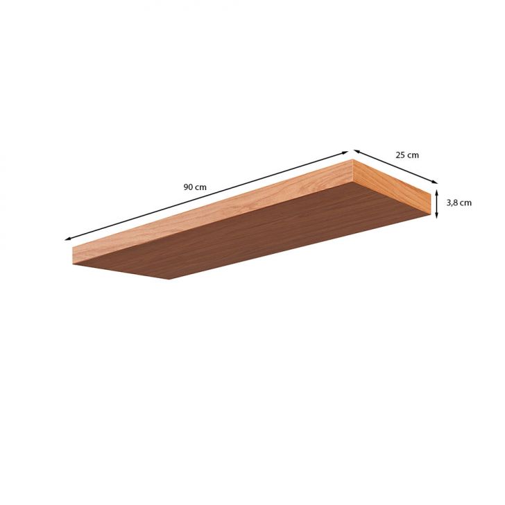 [OUTLET] Prateleira Mirele Freijó 90 cm