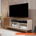 [OUTLET] Rack Malbec 1 PT Off White e Freijó 136 cm