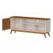[OUTLET] Rack Malbec 1 PT Off White e Freijó 136 cm
