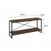 [OUTLET] Rack Studio Nogal e Preto 120 cm
