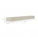 [OUTLET] Rack Suspenso para TV até 70 Polegadas Pamplona 1 PT 2 GV Off White