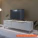 [OUTLET] Rack para TV até 75 Polegadas Yves 1 PT 2 GV Off White e Dourado 185 cm