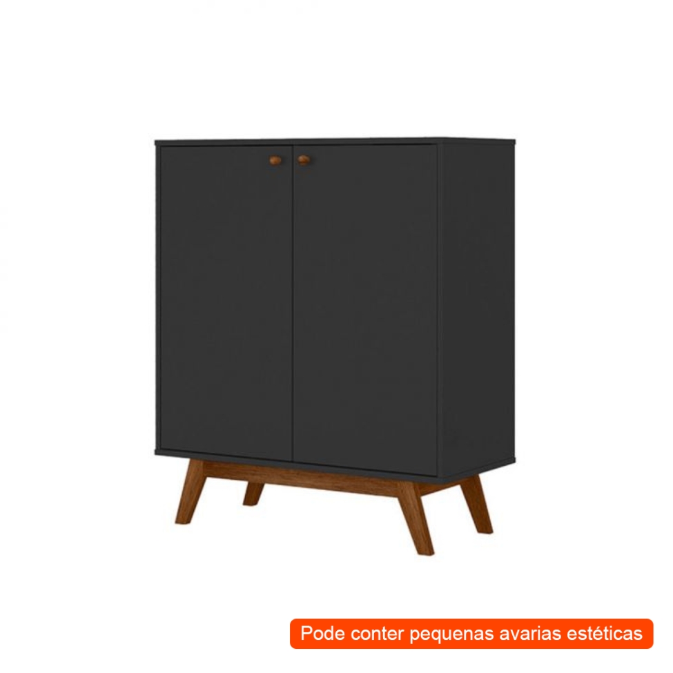 [OUTLET] Sapateira Retrô Versalhes Preta