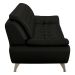 [OUTLET] Sofá 3 Lugares New Passion Couro Sintético Preto