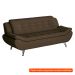 [OUTLET] Sofá 3 Lugares New Passion Suede Café