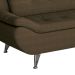 [OUTLET] Sofá 3 Lugares New Passion Suede Café