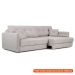[OUTLET] Sofá 3 Lugares Retrátil e Reclinável Prime Linho Cinza 190 cm