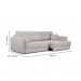 [OUTLET] Sofá 3 Lugares Retrátil e Reclinável Prime Linho Cinza 190 cm