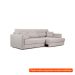 [OUTLET] Sofá 3 Lugares Retrátil e Reclinável Prime Linho Cinza 210 cm