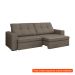 [OUTLET] Sofá 5 Lugares Retrátil e Reclinável Flexforma Versalhes Camurça 290 cm