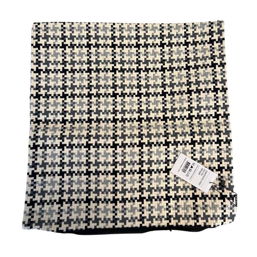 Almofada Jacquard Nouveau 45x45 Preto e Branco