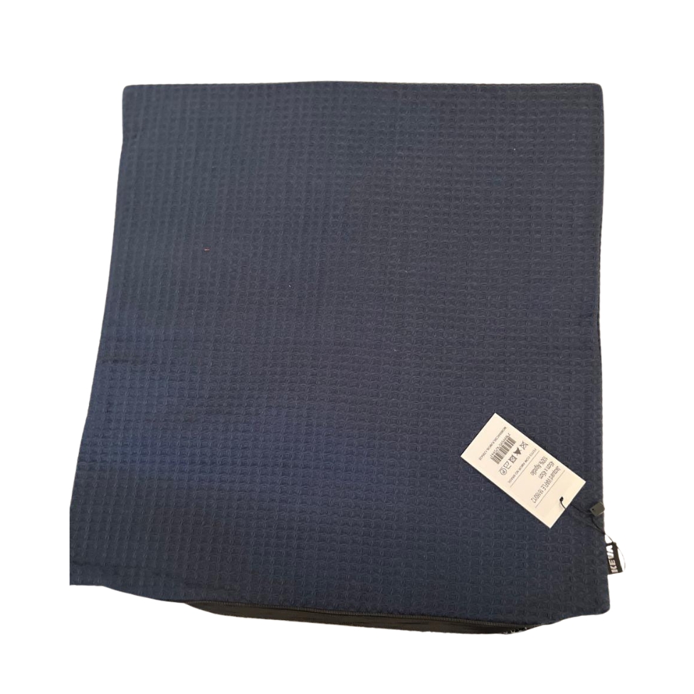 Almofada Jacquard Nouveau Waffle 45x45 Azul Marinho