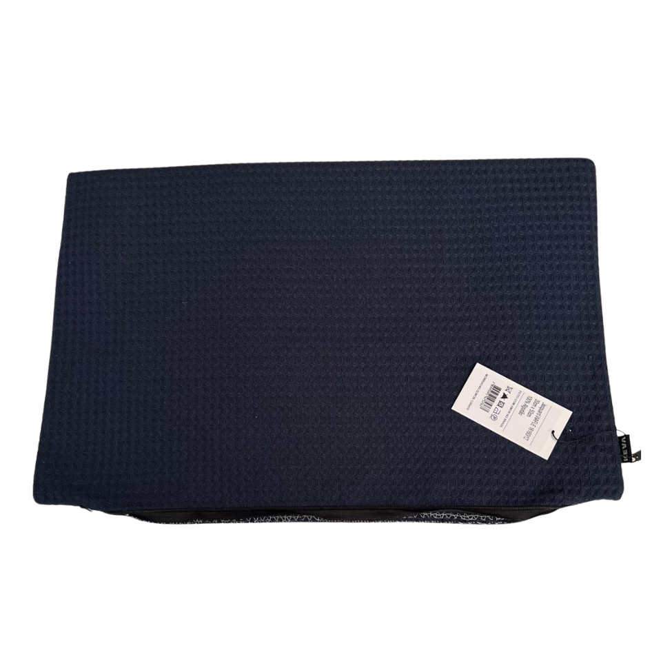Almofada Jacquard Waffle 30x50 Azul Marinho