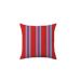 Almofada Quadrada Poplist Vermelha 43x43 cm