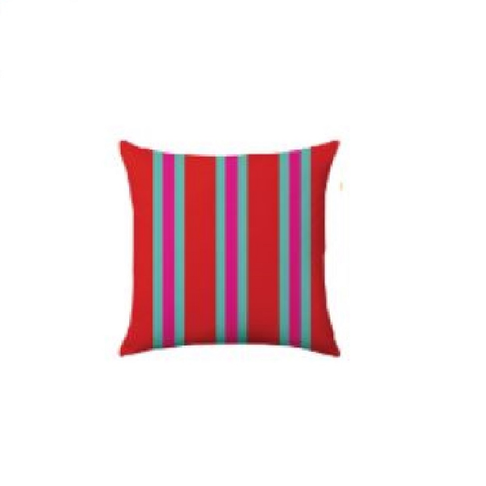 Almofada Quadrada Poplist Vermelha 43x43 cm