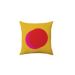 Almofada Quadrada Riso Amarela 43x43 cm