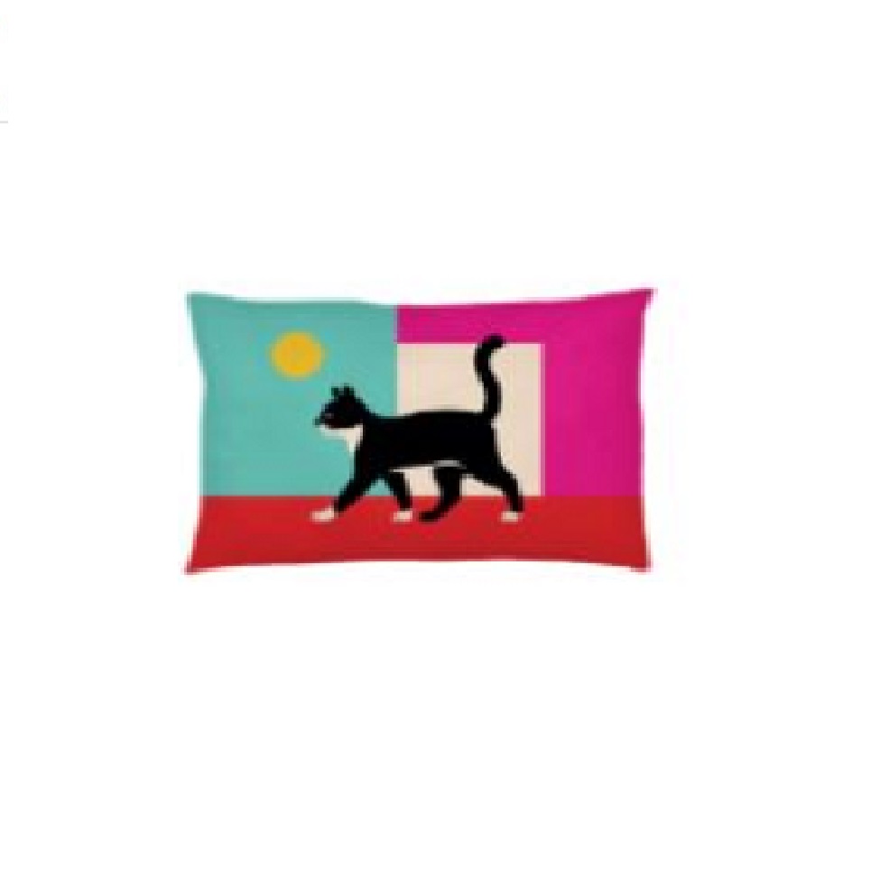 Almofada Retangular Kitty Colorida 50x30 cm