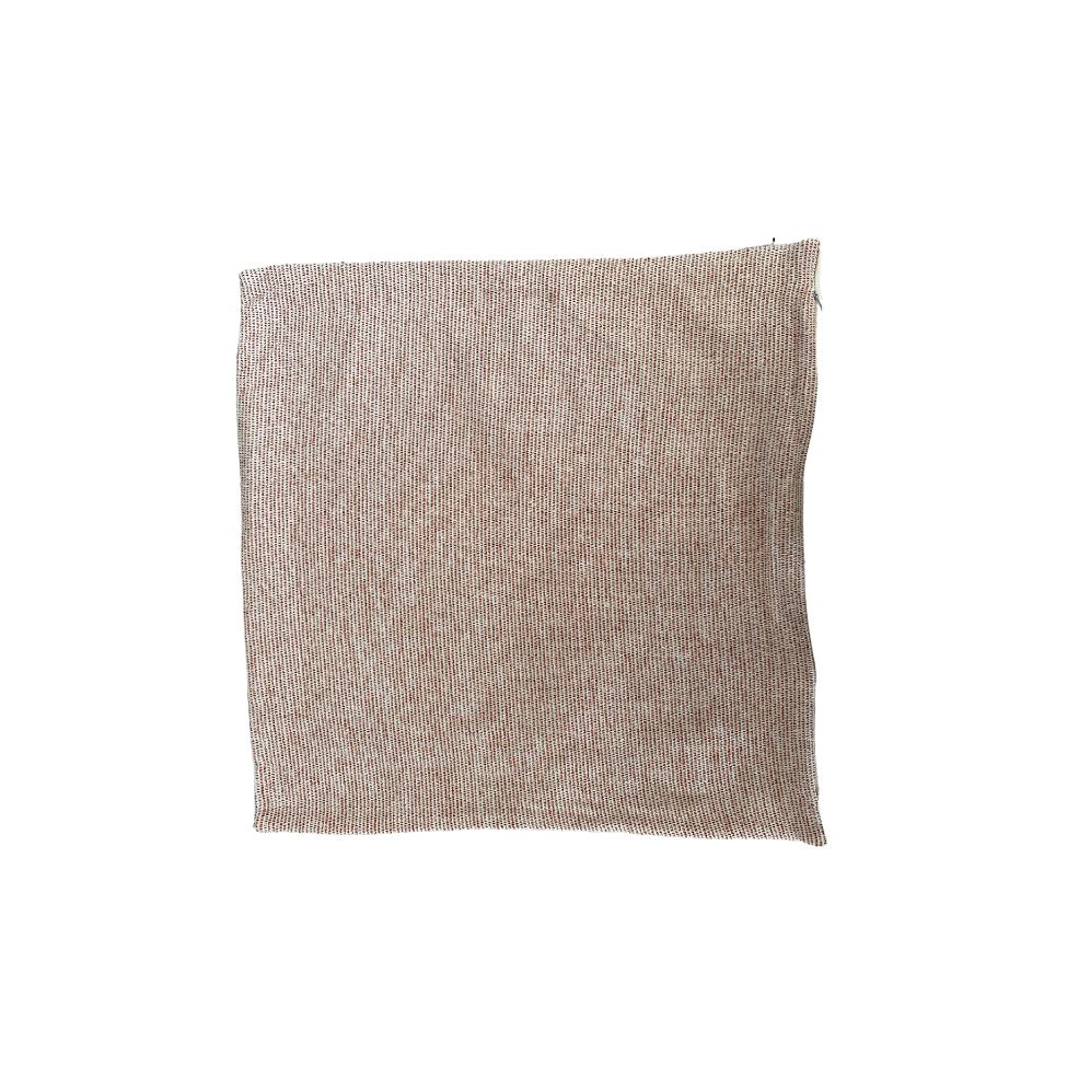 Almofada Toulon IV Jacquard Terracota e Cru 45x45 cm
