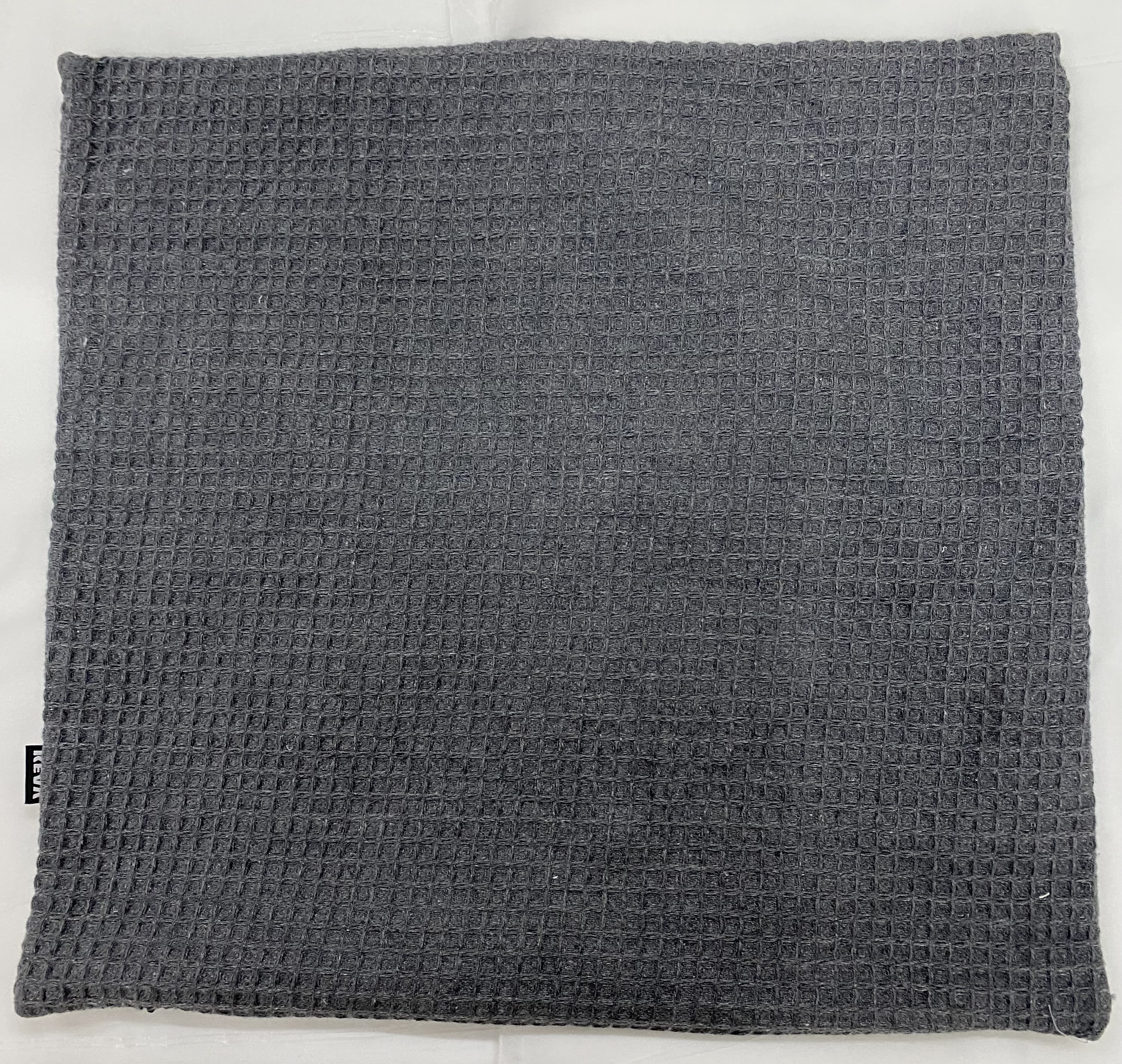 Almofada Waffle Jacquard Chumbo 45x45 cm