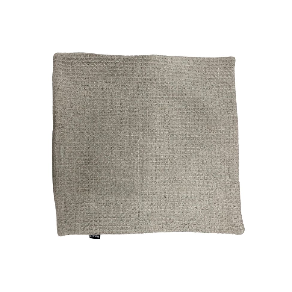 Almofada Waffle Jacquard Cinza 45x45 cm