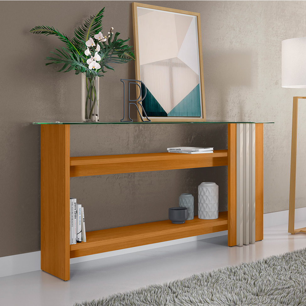 Aparador Frizz Cinamomo e Off White