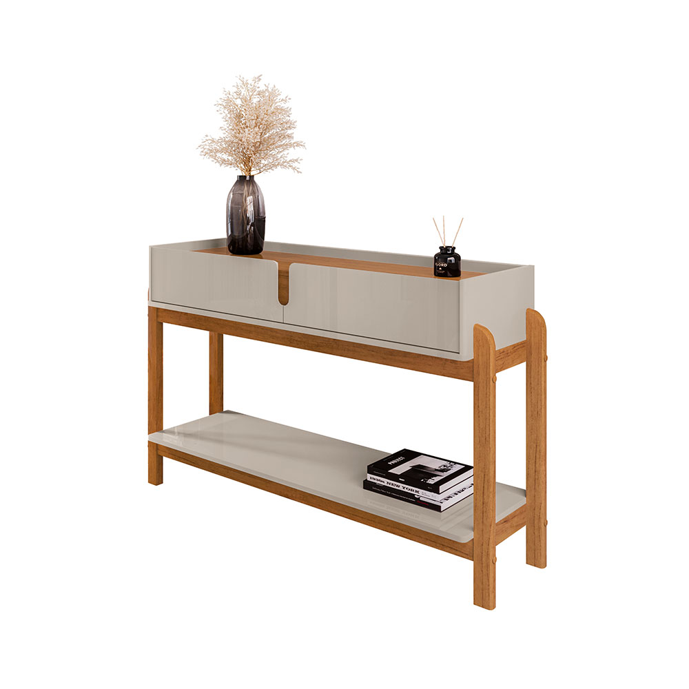 Aparador Lizz 2 GV Off White e Cedro