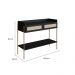 Aparador Oslo 2 GV Preto e Dourado