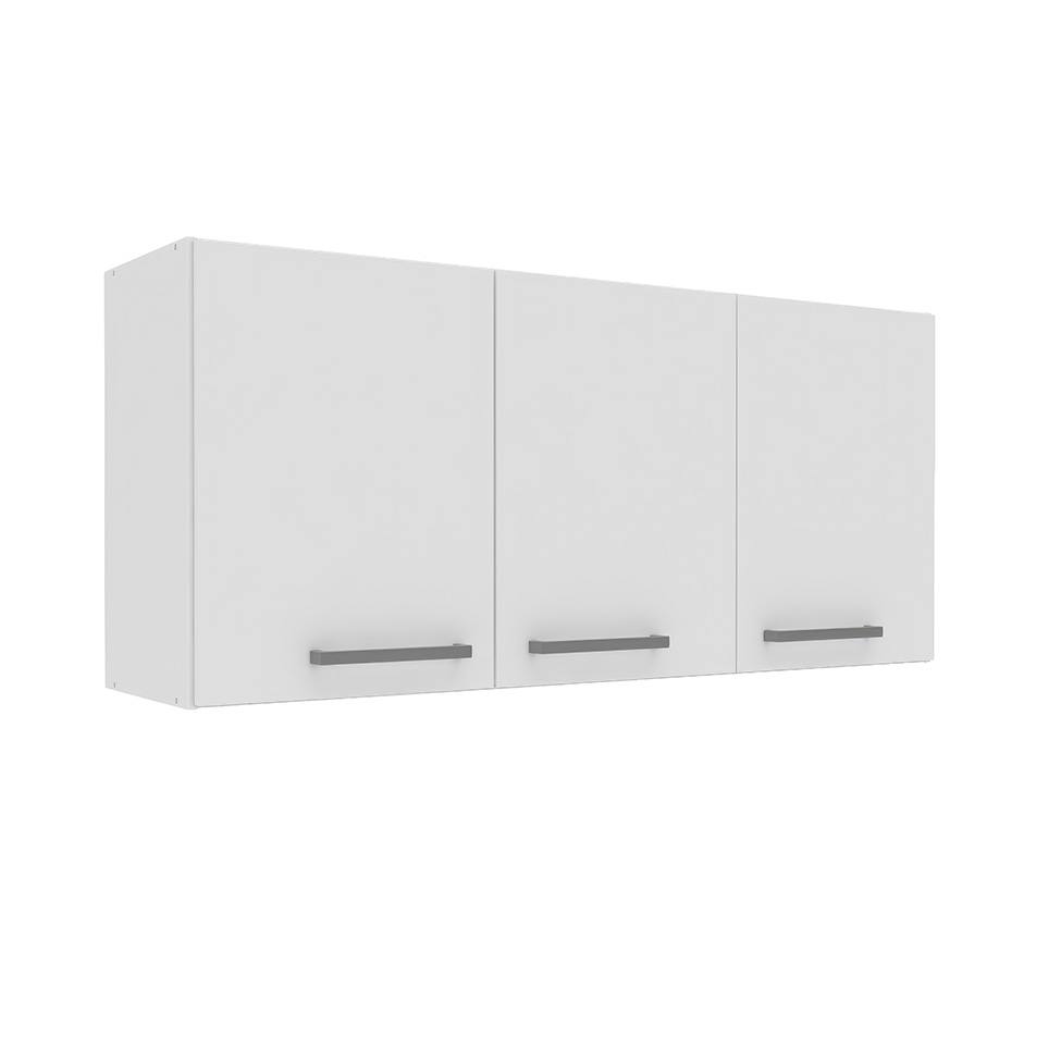 Armário Aéreo Amor Perfeito 3 Portas Branco