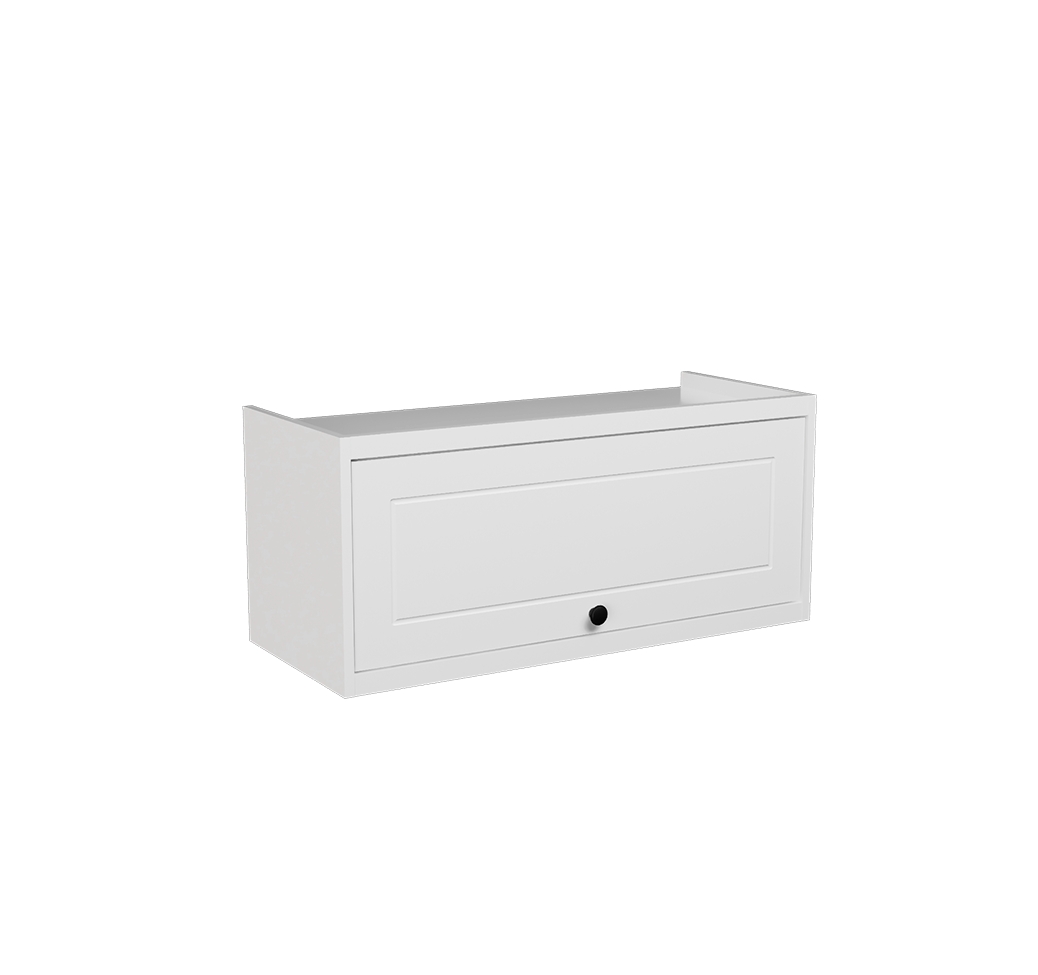 Armário Aéreo Évora 1 Porta Branco Ártico