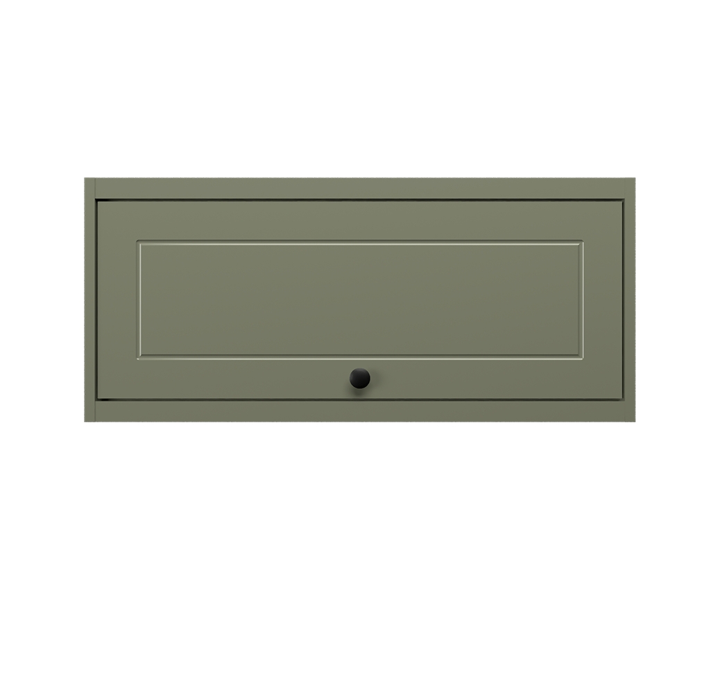 Armário Aéreo Évora 1 Porta Verde Hill