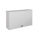 Armário Aéreo Évora 2 Portas Branco Ártico 120 cm