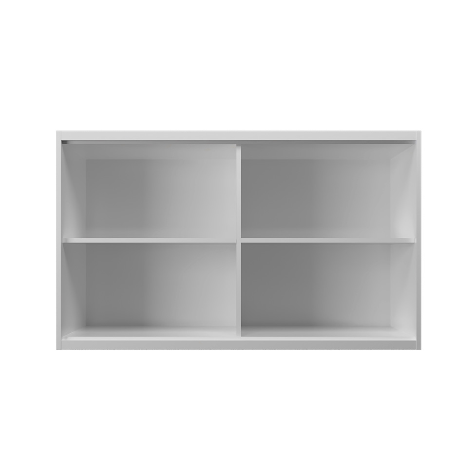 Armário Aéreo Évora 2 Portas Branco Ártico 120 cm